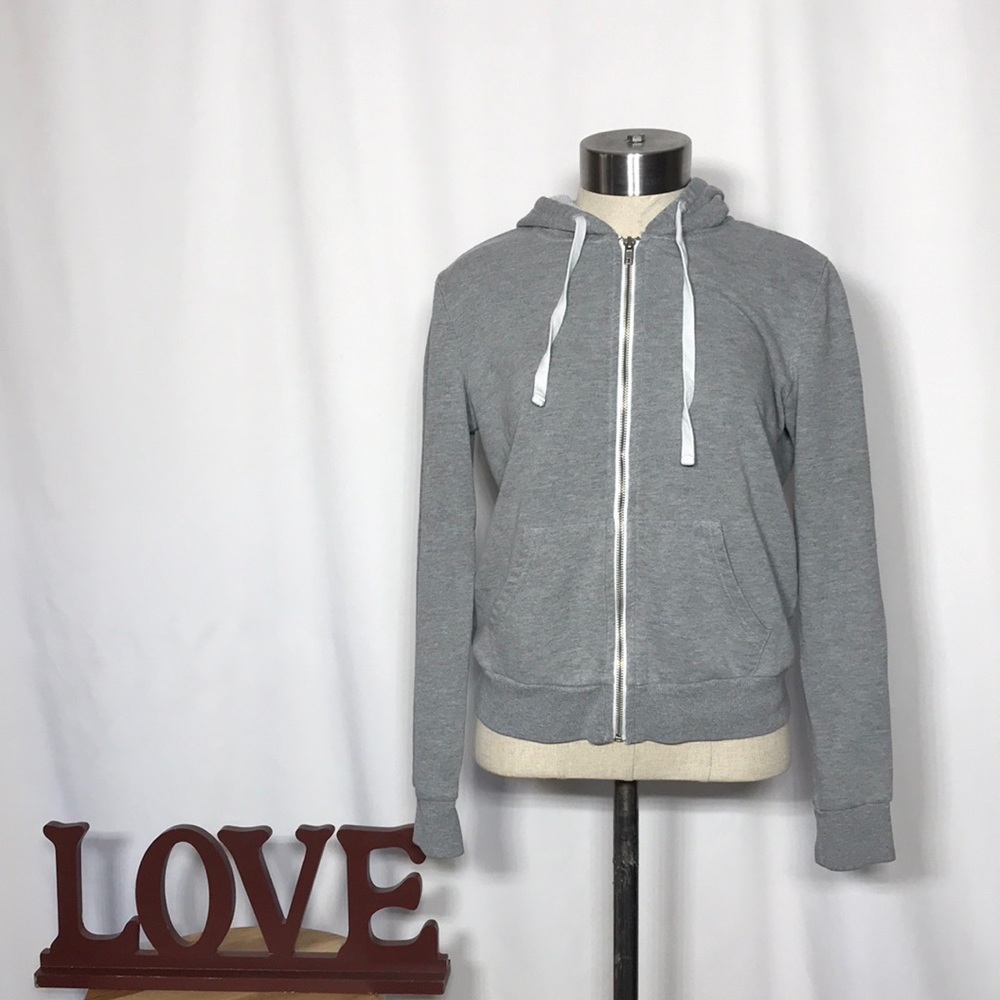 Small grey hoodie sweater